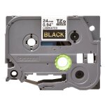 Brother tze - r354 - satin - or sur noir - rouleau (2, 4 cm x 4 m) 1 cassette(s) bande de ruban - pour ...