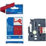 Brother tze - rw54 - satin - or sur rouge vin - rouleau (2, 4 cm x 4 m) 1 cassette(s) bande de ruban ...