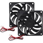 Buby - lot de 2 ventilateurs 8010 cc 24 v 8010 pour imprimante 3d 80 x 80 x 10 - ventilateur de refroidissemen ...