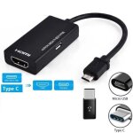 Type c micro usb mle vers hdmi femelle cble adaptateur pour tlphone tablette tv