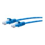 C2g 10ft (3m) cat6a snagless unshielded (utp) slim ethernet network patch cable - blue - cordon de raccordemen ...