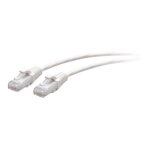 C2g 15ft (4. 5m) cat6a snagless unshielded (utp) slim ethernet network patch cable - white - cordon de ...