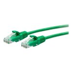 C2g 25ft (7. 6m) cat6a snagless unshielded (utp) slim ethernet network patch cable - green - cordon de ...