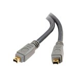 C2g - c�ble ieee 1394 - firewire 4 broches (m) pour firewire 4 broches (m) - 1 m - moul�