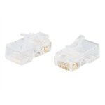 C2g rj45 cat5e modular plug for flat stranded cable - connecteur de r�seau - rj - 45 (m) - cat 5e (pack ...