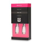 Cã¢ble hdmi mã¢le / mã¢le 3m blanc d2 diffusion Cã¢ble hdmi mã¢le / mã¢le 3m blanc d2 diffusion