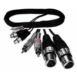 Cble 2 xlr femelles / 2 rca mles 5m cm5rxf - 2