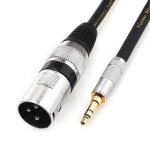 Cble 3, 5 mm vers xlr - prise mini - jack dsquilibre vers adaptateur xlr mle - cordon de microphone ...