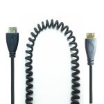 Cble 3d haut de gamme v1. 4  boucle  ressort plaque or, compatible avec mini hdmi et hdtv, pour camscope ...
