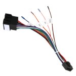 Cble adaptateur 16 broches vers iso, adaptateur harnais de cblage autoradio, adaptateur autoradio pour ...