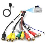 Cble adaptateur 20 broches mle a 9 x rca femelle 3, 5 mm stro audio vido aux cble faisceau adaptateur ...