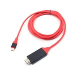 C�ble adaptateur 4k de 2m compatible type - c vers hdmi, pour macbook, samsung, galaxy, huawei usb - ...