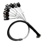 Câble adaptateur 8 ports sas4. 0 sff - 8654 8i vers sata, pour disque dur cible 12gbps, 50cm, pour serveurs ... Câble adaptateur 8 ports sas4. 0 sff - 8654 8i vers sata, pour disque dur cible 12gbps, 50cm, pour serveurs ...