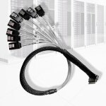 Câble adaptateur 8 ports sas4. 0 sff - 8654 8i vers sata pour disque dur cible 12gbps, ligne de transmission ... Câble adaptateur 8 ports sas4. 0 sff - 8654 8i vers sata pour disque dur cible 12gbps, ligne de transmission ...