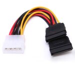 Cble adaptateur d'alimentation ide molex  2 ou 15 broches, sata, sata, pour disque dur, nouvelle collection ...