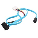 Câble adaptateur d'alimentation sata série ata à sas, 7 broches, 29 broches et 4 broches Câble adaptateur d'alimentation sata série ata à sas, 7 broches, 29 broches et 4 broches