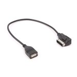 C�ble adaptateur audio usb femelle, 1 pi�ce, interface aux media, pour mercedes benz, accessoires de ...