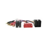 Cable adaptateur autoradio 20 pin mini iso rca pour audi - rah3221 caliber