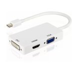 Cble adaptateur convertisseur mini display port vers hdmi, dvi et vga pour thinkpad carbon x1 - visiodirect ...