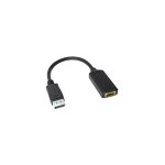 Cble adaptateur d2 diffusion displayport mle 1. 3 vers hdmi femelle (type a) 15cm (noir)