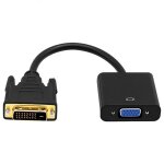 Cble adaptateur dvi vers vga, convertisseur vido 1080p dvi - d vers vga, 24 + 1, 25 broches, mle vers ...