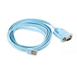 C�ble adaptateur ethernet rj45 vers port com rs232 db9, 1 pi�ce, pour routeur de r�seau en s�rie, pour ...