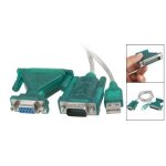 Cble adaptateur femelle w db9 connecteur mle 1m usb pour rs232 srie 9 broches