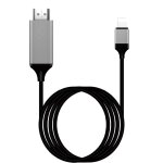 Cble adaptateur compatible hdmi pour ios / iphone / ipad / ipod vers tv hd 2k 60hz convertisseur connecteur ...