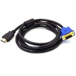 C�ble adaptateur hdmi m�le vers vga hd - 15 m�le, 15 broches, 5 pieds, 1. 8m, 1080p, commutateur s�parateur ...
