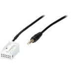 Cable adaptateur aux jack - bmw 5 / 7 / x5 / z3 / z4 / mini cooper changeur cd usine