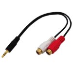 Câble adaptateur jack mâle vers 2 rca femelle 3. 5mm, mini câble audio stéréo, câble y pour casque Câble adaptateur jack mâle vers 2 rca femelle 3. 5mm, mini câble audio stéréo, câble y pour casque