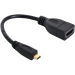Cble adaptateur micro hdmi mle vers hdmi femelle pour xoom droid x 10 cm[gop6253583]