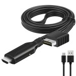C�ble adaptateur ps2 vers hdmi, c�ble hdmi 100 cm / 39, 3 pouces pour c�ble de conversion vid�o de console ...