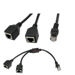 C�ble adaptateur r�partiteur et coupleur r�seau ethernet rj45 cat6 / 5 m�le vers 2 femelles