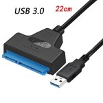 C�ble adaptateur sata vers usb 3. 0, connecteur sata 3 vers usb 3. 0 2. 0 type c, support pour disque ...