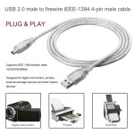 Câble adaptateur usb 1. 2 à 2. 0 de ieee - 1394 m mâle vers firewire ieee 1394 câble ilink mâle à mâle ... Câble adaptateur usb 1. 2 à 2. 0 de ieee - 1394 m mâle vers firewire ieee 1394 câble ilink mâle à mâle ...