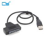 C�ble adaptateur usb 2. 0 vers micro sata 7 + 9 16p pour disque dur ssd de 1. 8 pouces, 50cm