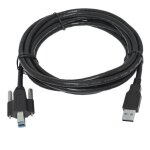 C�ble adaptateur usb 3. 0 � port carr� pour imprimante, 0. 5m, pour connexion de lecteur blu - ray a ...