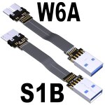 Cble adaptateur usb 3. 0 type a vers usb3. 0 micro b mle, cble de synchronisation de donnes pour ...