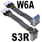 Cble adaptateur usb 3. 0 type a vers usb3. 0 micro b mle, cble de synchronisation de donnes pour ...