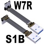 Cble adaptateur usb 3. 0 type a vers usb3. 0 micro b mle, cble de synchronisation de donnes pour ...