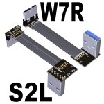 Cble adaptateur usb 3. 0 type a vers usb3. 0 micro b mle, cble de synchronisation de donnes pour ...