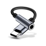 Cable adaptateur usb - c audio jack femelle 3, 5 mm pour samsung galaxy m52 5g cable audio compact - ...