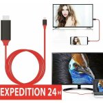 C�ble adaptateur usb c type c vers prise hdmi tv pour samsung huawei xiaomi