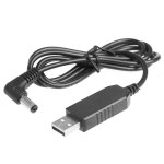 C�ble adaptateur usb universel � 90 degr�s, 1. 5m, 5v � 12v, 5. 5x2. 1mm, pour haut - parleur de routeur, ...