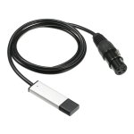 Cble adaptateur usb vers dmx, pour clairage de scne, haute performance, portable