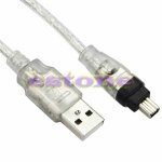 C�ble adaptateur usb vers firewire ieee 1394, 4 broches ilink b85b, 5 pieds, nouveau