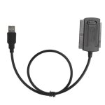 Cble adaptateur usb vers ide, ligne de conversion de port parallle srie pour disque dur