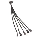 Cble adaptateur de ventilateur 15 broches sata vers 5 sata vers 3 broches / 4 broches cble adaptateur ...