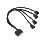 Cble adaptateur de ventilateur de refroidissement, adaptateur d'alimentation de ventilateur de botier ...